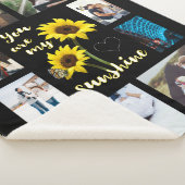 ユア·ア·マイ·サンシャイン·ヒマワリー·フォト シェルパブランケット (3/4)