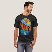 ユウキ レトロサンセット ユウキ グルービータイダイ Tシャツ (正面フル)