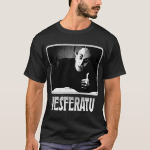 ユェスフェラトゥ 楽しい ノスフェラトゥ 肯定的 ゴス ホラー 愛好家 Tシャツ