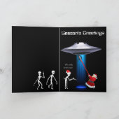 ユエモノサンタ🎅🛸UFOクリスマス シーズンカード (内部)