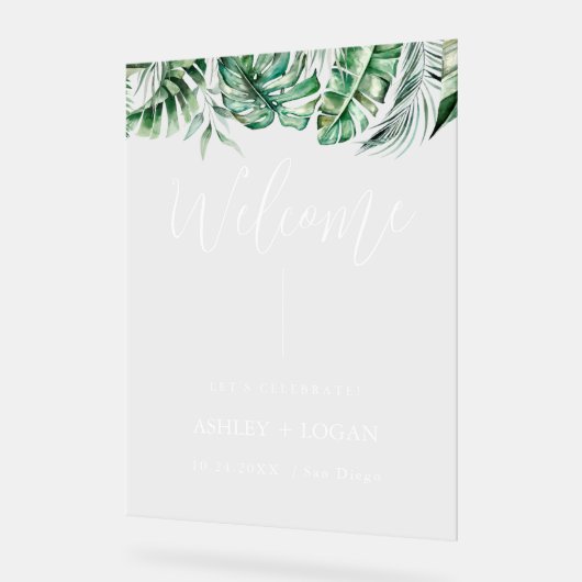 ユエレガントーカリグリーンリ結婚ーのアクリル標識 アクリルサイン (傾斜)