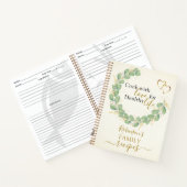 ユエレガント素朴ーカリリースファミリーレシピ ノートブック (内部)