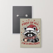 ユカイなラッパー まず私のことを知って クリスマス最高 缶バッジ (正面/裏面)