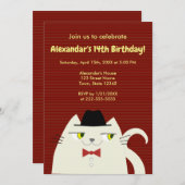 ユカイな少年誕生日 招待状 (正面/裏面)