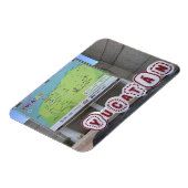 ユカタンのサインと地図，メキシコフォトマグネット マグネット (左側)