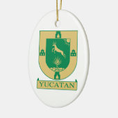 ユカタン・コートオブアームズ – メキシコ セラミックオーナメント (左)