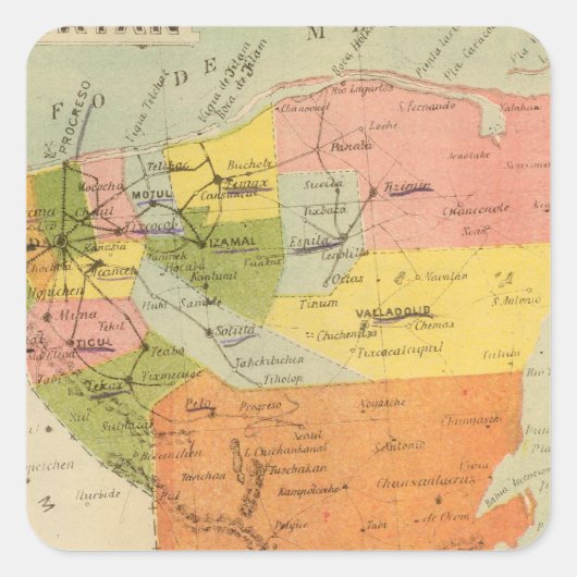 ユカタン、メキシコ2 スクエアシール (正面)