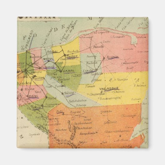 ユカタン、メキシコ2 マグネット (正面)