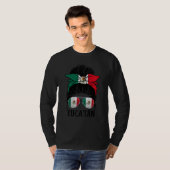 ユカタン メキシコ プライド メキシコの旗 州 Tシャツ (正面フル)