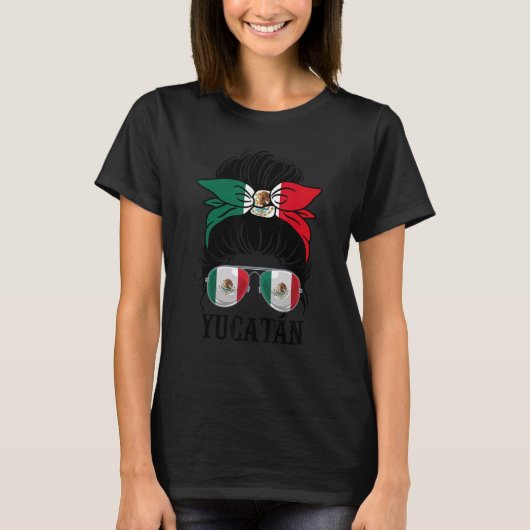ユカタン メキシコ プライド メキシコの旗 州 Tシャツ (正面)