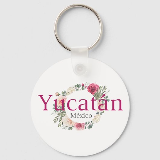 ユカタン メキシコ 旅行先 ブライズメイド キーホルダー (正面)