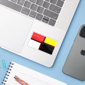 ユカテックマヤ州旗（メキシコ） シール (ノートパソコンとiPhone)