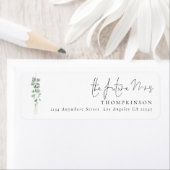 ユカリプタススクリプト 将来のMrs. 宛先ラベル ラベル (インサイチュ)