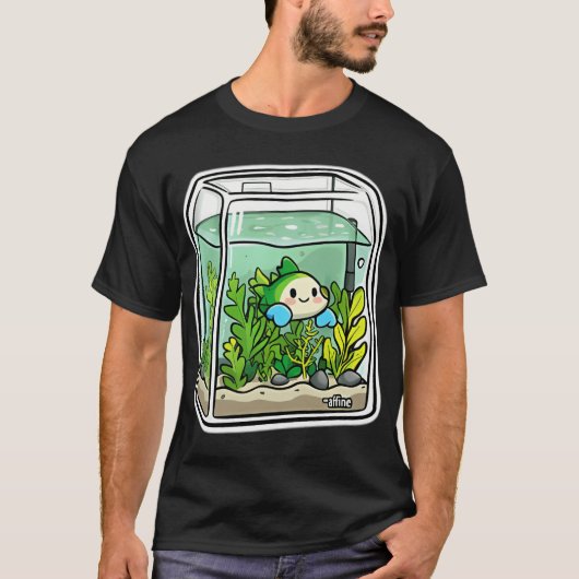 ユキツバメカクレクマノミの絵 Tシャツ (正面)