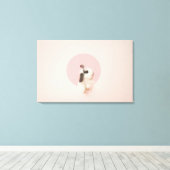 ユキノシタ キャンバスプリント (インサイチュ (ウッドフロア))