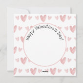 ユキヒョウがバレンタインを愛 シーズンカード (裏面)