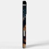 ユキヒョウが渓流を眺める Case-Mate iPhoneケース (裏面 / 右)