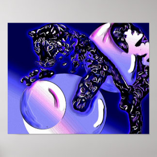 ユキヒョウとモモ ポスター