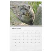 ユキヒョウのカレンダー、ユキヒョウ カレンダー (2月 2027)