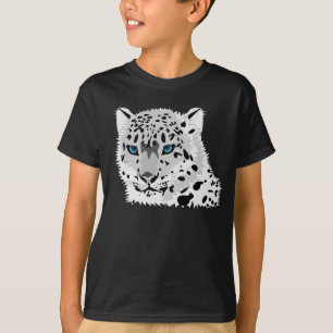 ユキヒョウのグラフィック Tシャツ