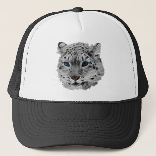 ユキヒョウのフラクタル キャップ (正面)