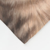 ユキヒョウのフリースブランケット フリースブランケット (角)