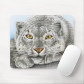 ユキヒョウのマウスパッド マウスパッド (マウス)