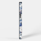 ユキヒョウの動物柄 スキン パターン  iPhoneケース (右側面)