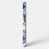 ユキヒョウの動物柄 スキン パターン  iPhoneケース (左側面)