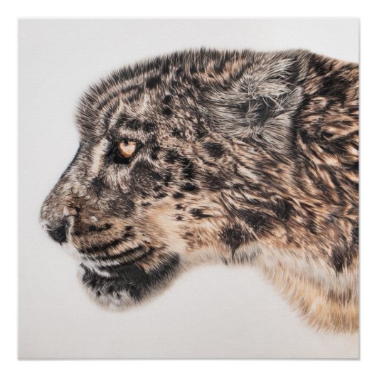 ユキヒョウの壁ポスター ポスター (正面)