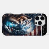 ユキヒョウの夢を見る山 iPhoneケース (裏面横)