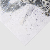 ユキヒョウの水の色のデコページ 薄葉紙 (詳細)