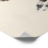 ユキヒョウの登山家 ポスター (角)