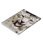 ユキヒョウの顔 ノートブック (左側)