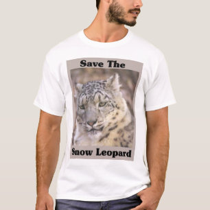ユキヒョウを救って下さい Tシャツ
