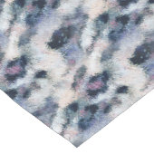 ユキヒョウアニマルプリントスキンパターン ショートテーブルランナー (コーナー)