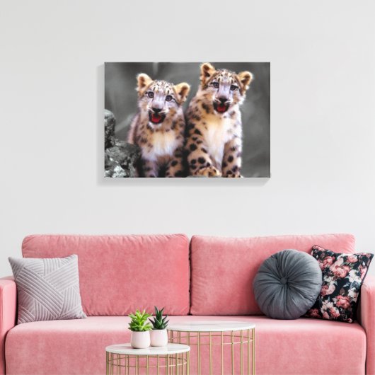 ユキヒョウカブス キャンバスプリント (インサイチュ (リビング))