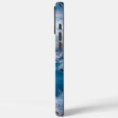 ユキヒョウ凍っていバイザキャッスル Case-Mate iPhoneケース (裏面 / 左)