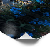 ユキヒョウ城サンライズ反射 ポスター (コーナー)