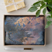 ユキヒョウ城サンライズ反射 薄葉紙 (ギフト)