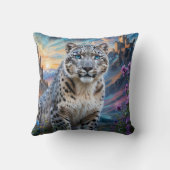 ユキヒョウ山バレーサンセット クッション (裏面)