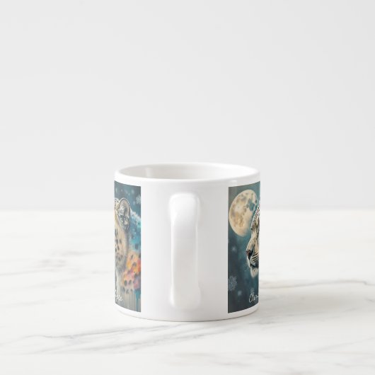 ユキヒョウ月特産マグカップ エスプレッソカップ (裏面)