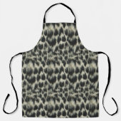 ユキヒョウ柄 エプロン (正面)