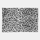 ユキヒョウ柄 キッチンタオル (横)