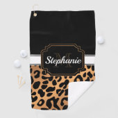 ユキヒョウ柄 ゴルフタオル (インサイチュ)