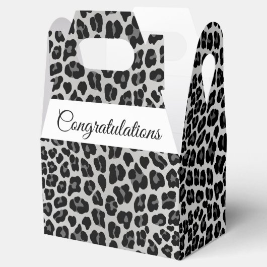 ユキヒョウ柄 フェイバーボックス (オープン)