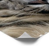 ユキヒョウ柄 ポスター (角)