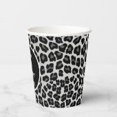 ユキヒョウ柄 紙コップ (裏面)