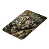 ユキヒョウ油絵 マグネット (左側)