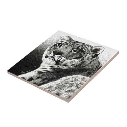 ユキヒョウ瓦 タイル (側面)